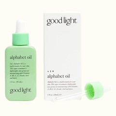 good light Alphabet Oil, a multi-vitamin facial oil treatment