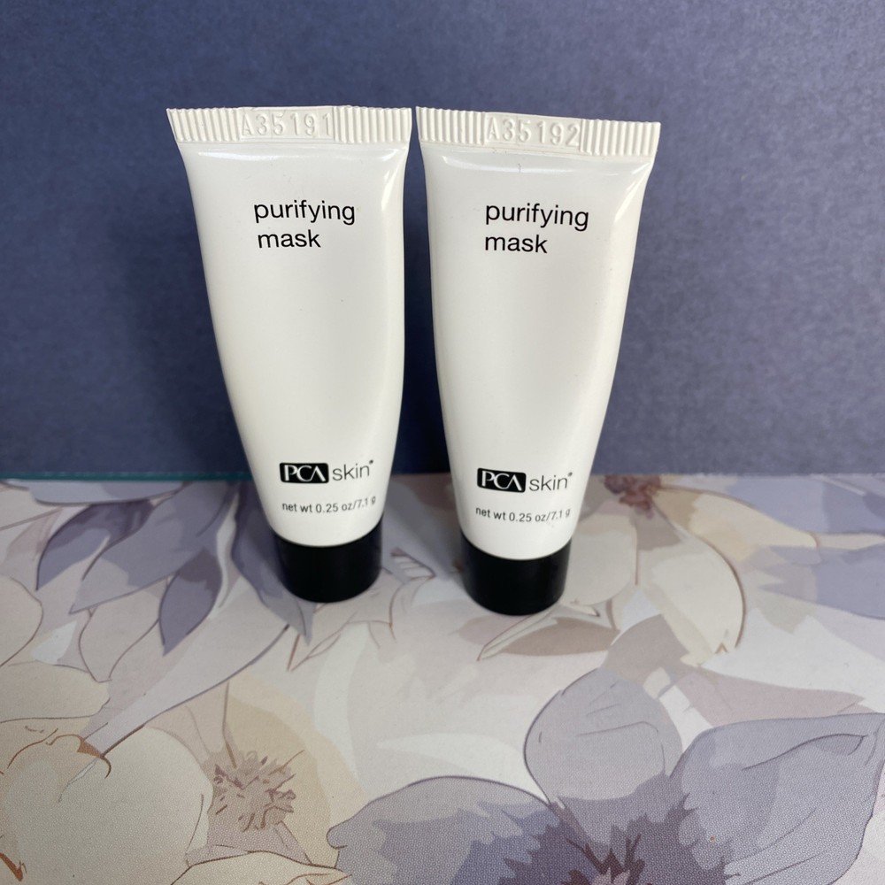 NEW/SEALED~PCA Skin Purifying Mask Kaolin Clay Tea Tree .25 fl oz SET OF TWO