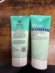 Bolero Green Tea & Mint Skincare Set, Facial Moisturizer and Face Exfoliation