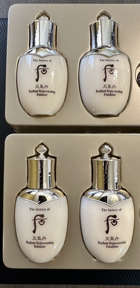 The History of WHOO Radiant Rejuvenating Balancer 25ml 2pcs + Emulsion 25ml 2pcs