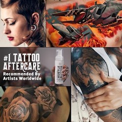 Hustle Bubbles Deluxe Foaming Tattoo Soap 7 Fl Oz Antimicrobial Skin Cleansing