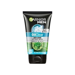 2 X Garnier Men Oil Clear Clay D-Tox Deep Cleansing Icy Face Wash 100gm