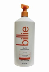 Billie Glow Brightening Body Lotion 18 fl oz – Bright Citrus Woods Scent – NEW