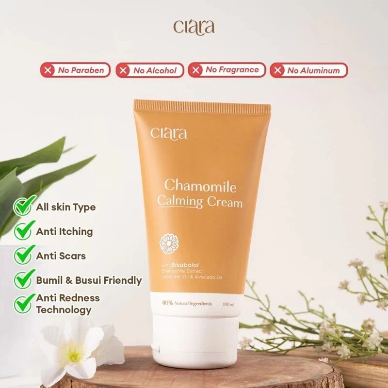 CIARA Chamomile Calming Cream 100ml for Scar Stretch Mark Treatment