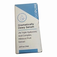 GoPure Dramatically Dewy Serum 0.24 fl oz 7ml Travel Size Expires 8/2026