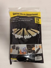 175ct of Cotton Swab Assortment w/Birch Handles ~Super Absorbent~ #57577
