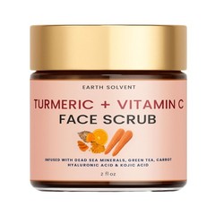 Turmeric Vitamic C Face Scrub infused with Hyaluronic & Kojic Acid BUY 1 & GET 1