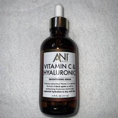 ANI Gold Vitamin C & Hyaluronic Acid Brigthening Serum 3.75 fl oz NEW!!