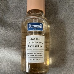 Dermasil Oatmilk Restorative Face Serum Fermented Oatmeal Snow Mushroom 1 fl oz
