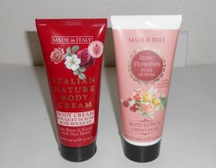 Rose Flowers Bouquet Italian Hand Lotion & Body Cream Lot Made in Italy 6.7 oz.