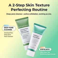 Green Tea Exfoliating Aqua Peel Gel – Pore Care, Gentle Facial Exfoliator, Vegan