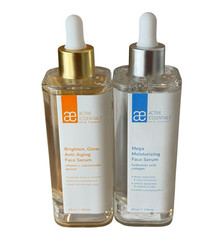Active Essentials Skin Therapy Face Serums Vit C HA Collagen 2pk 4 fl oz