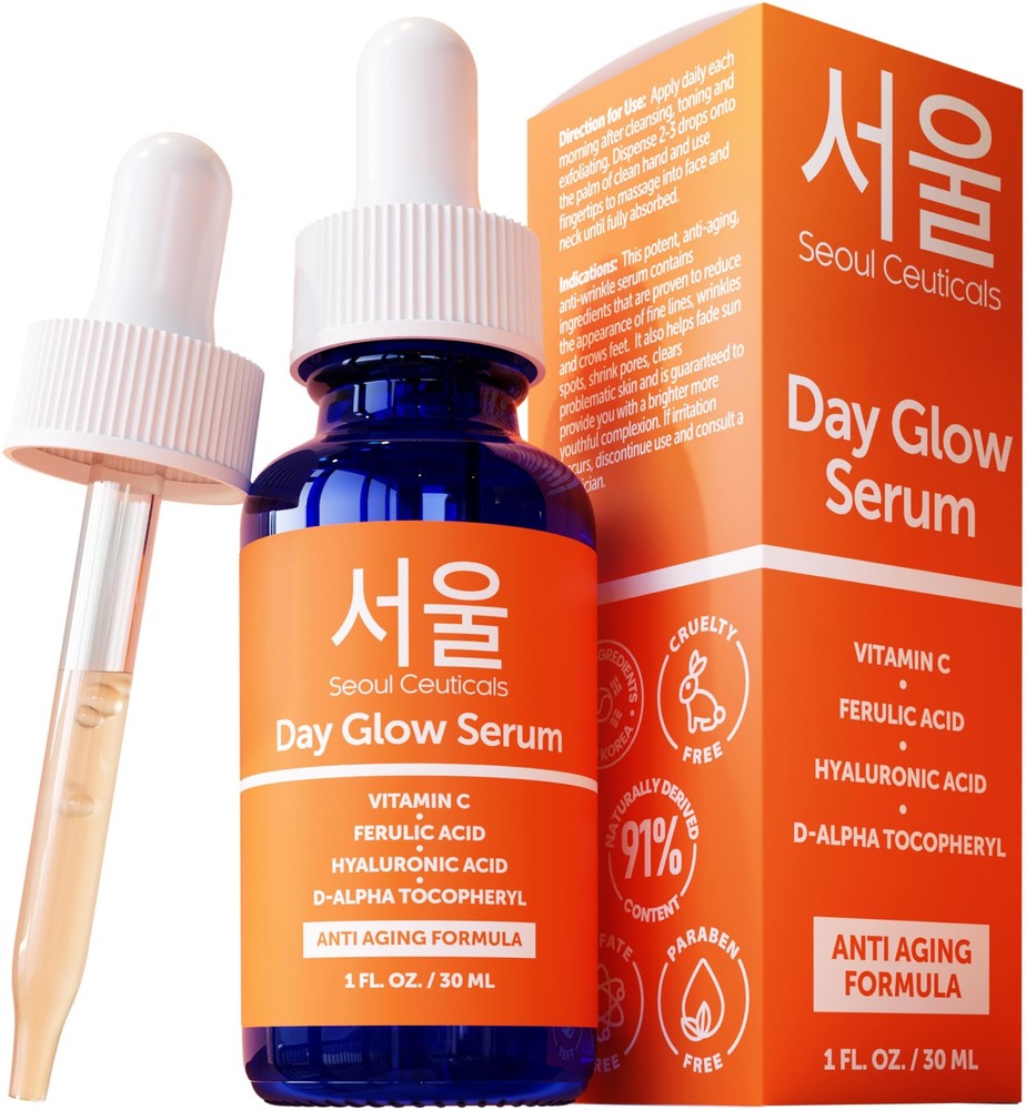 SeoulCeuticals Korean Skin Care 20% Vitamin C 1 Fl Oz (Pack of 1), Amber