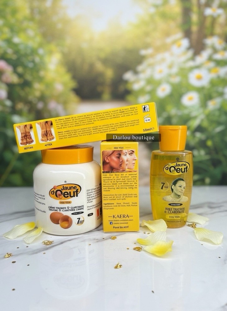 Jaune d&rsquo;Oeuf Clarifying Cream & Oil Set with Egg Yolk for All Skin Types
