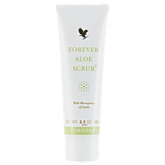 Forever Aloe Scrub| Gentle Exfoliating Jojoba Beads Skin Cleanser | Radiant Skin