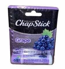 ChapStick Lip Balm Grape Flavored Paraben Free Lip Care – 0.15oz