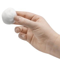Amazon Basics Cotton Balls for Skincare, Makeup 200 Count (Pack of 1), White