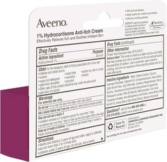 6 Pack Aveeno Active Naturals Anti-Itch Cream, 1 oz