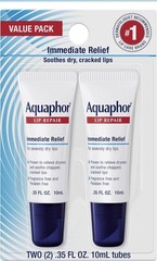AQUAPHOR LIP REPAIR OINTMENT MOISTURIZING LIP BALM 2 PACK RELIEVES DRYNESS 0.35