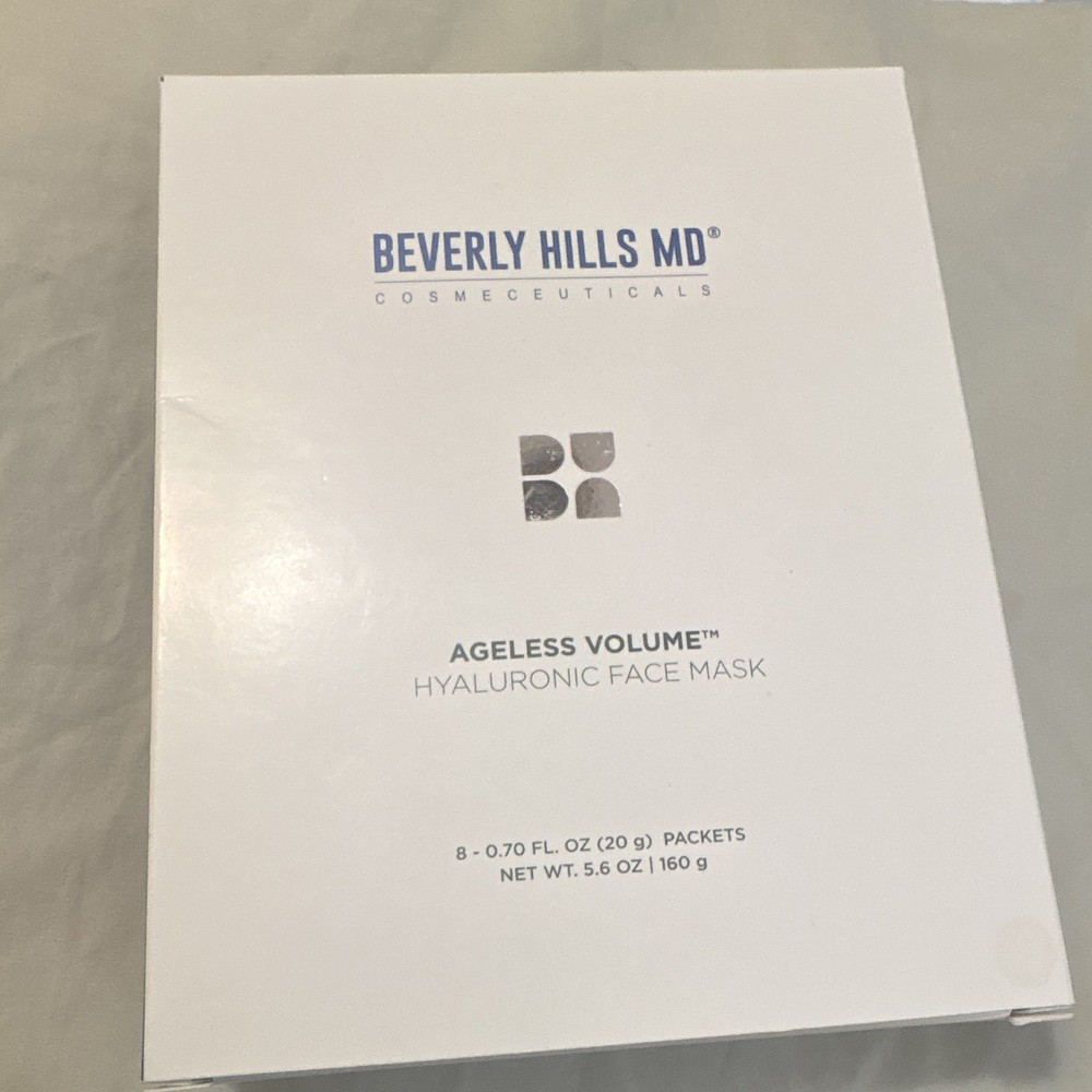 Beverly Hills MD Ageless Volume Hyaluronic Sheet Mask Hydrating 8 x 0.70