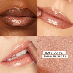 tarte maracuja juicy shimmer glass lip 0.1 Ounce (Pack of 1), rosy copper