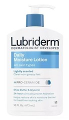 Lubriderm Daily Moisture Lotion 16 fl oz with Vitamin B5 – Non-Greasy Hydrating