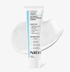 NIDA Moisturizing Cream 100ml Anti Wrinkle Brightening Hydrating Korea