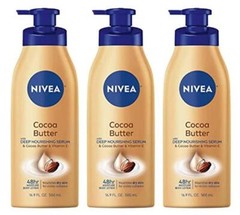NIVEA Cocoa Butter Body Lotion 16.9 fl. oz. (Pack of Assorted Scents , Sizes