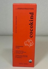 Cocokind Rosewater Toner Organic Facial Hydrating Post-Cleansing 3.8oz