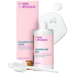 Good Molecules Hyaluronic Acid Serum – 1% 2.53 Fl Oz (Pack of 1)