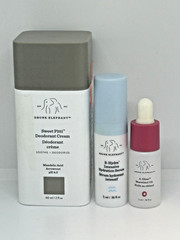 Drunk Elephant Skincare Set Sweet Pitti Deodorant, A-Gloei Oil+B-Hydra Serum 3Pc