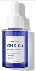 Copper Peptides Serum for Face W/ Liposomal 2% GHKCu, PDRN, Hyaluronic Acid 1 Oz