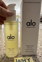 ALO Head-to-Toe Body Glow Oil Amla, Turmeric 3.2oz/95mL FULL SZ SEALED BOX $48