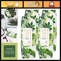 Moisturizing Tea Tree Facial Wipes – Deep Cleansing Towelettes, 200 Count, Refre