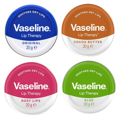 Vaseline Lip Therapy 4-Pack Variety Collection 20g