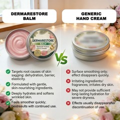 Hyggear Derma Restore Balm, Moisturizer for Crepey Skin, Smooths & Hydrates Skin