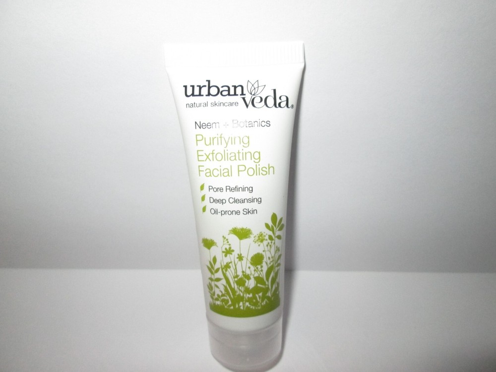 Urban Veda Natural Purifying Exfoliating Facial Polish .5 oz. Travel Size Sealed