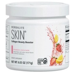 HerbaLife Collagen SKIN Collagen Beauty Booster- Strawberry Lemonade 6.03 oz