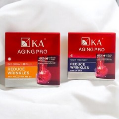 KA Aging Pro Day Cream Night Treatment Set SPF 38 PA Reduce Wrinkles Firm 30+30g