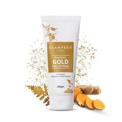 Glamveda Pure Glow Gold Peel Off Mask For Glowing Skin 100g B910
