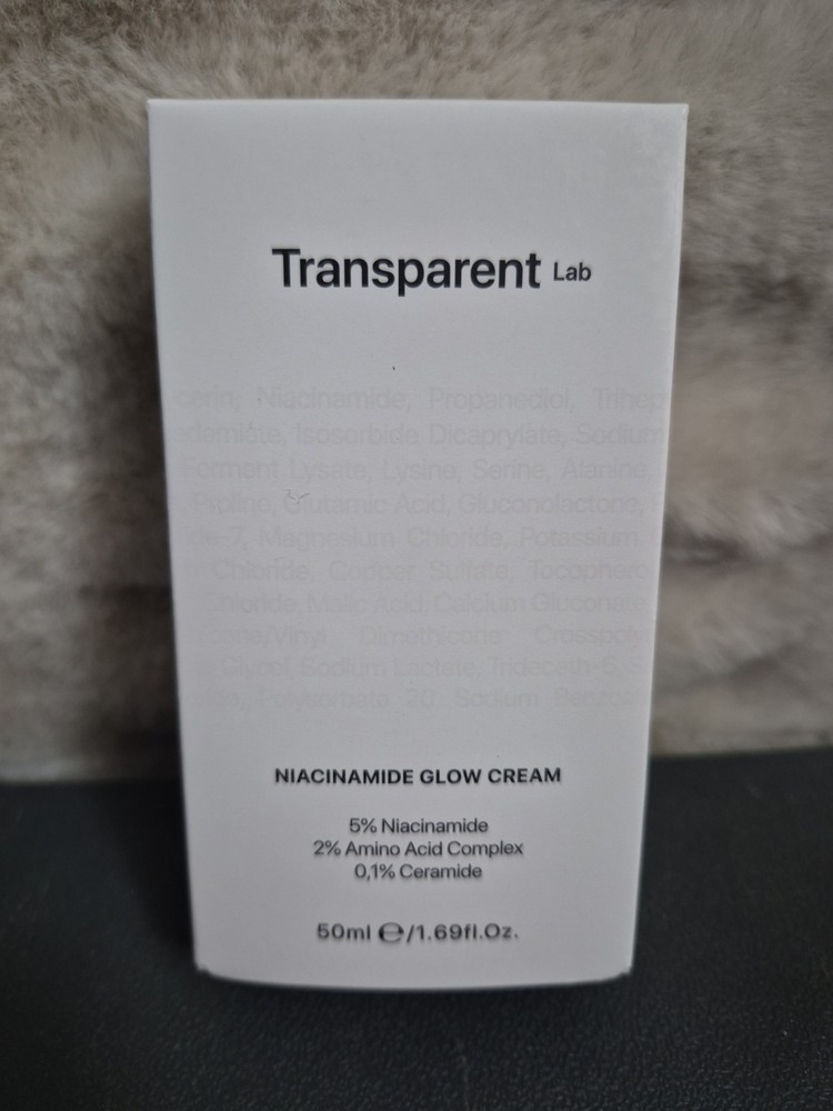 Transparent Lab Niacinamide Glow Cream 50ml 1.69 Oz Brightening Cream Vitamin B3