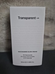 Transparent Lab Niacinamide Glow Cream 50ml 1.69 Oz Brightening Cream Vitamin B3