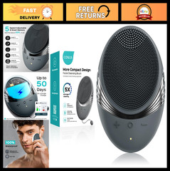 Compact Rechargeable Facial Cleansing Brush – Gentle Silicone, 5 Modes, Deep Cle