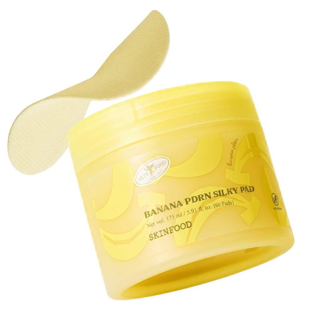 SKINFOOD Banana toner pads, 60 counts, Korean skincare