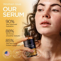 Vitamin C Serum for Face with Stem Cells Hyaluronic Acid Aloe Vera Vitamin E …
