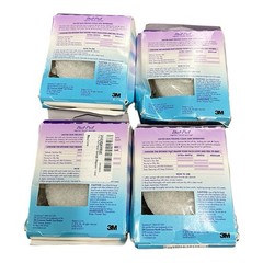 Lot of 4 Buf-Puf Regular Facial Sponge Dermatologist Developed Removes Dirt