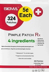 324 Pimple Patches 4-in-1 Hydrocolloid BHA Tea Tree Calendula Acne Blemish Dots