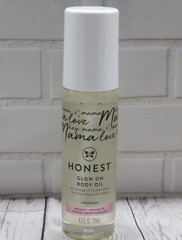 HONEST Mama Love GLOW ON Body Oil 4.2oz Full Size Organic/Unscented NEW ― #DJ07