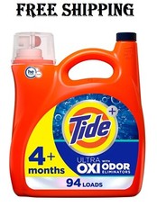 Tide Ultra OXI with Odor Eliminators Liquid Laundry 132 Fl Oz (Pack of 1)