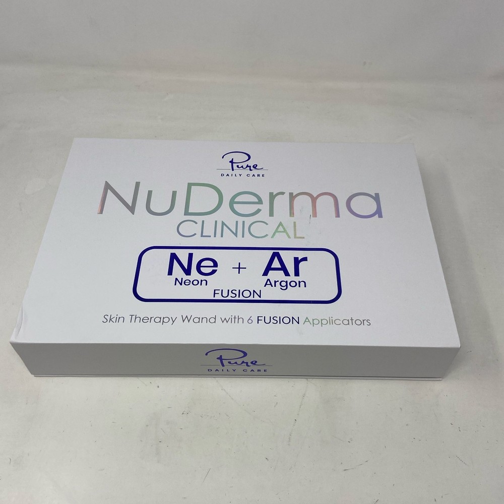 Pure Daily Care NuDerma Clinical Wand Kit, White, 6 Fusion Tips